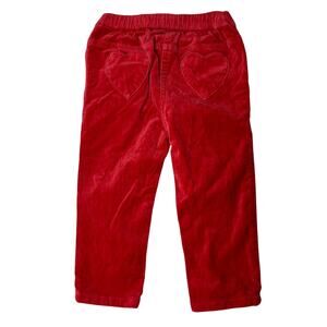 Baby Boden Red Velvet Heart Pocket Pants 18-24M